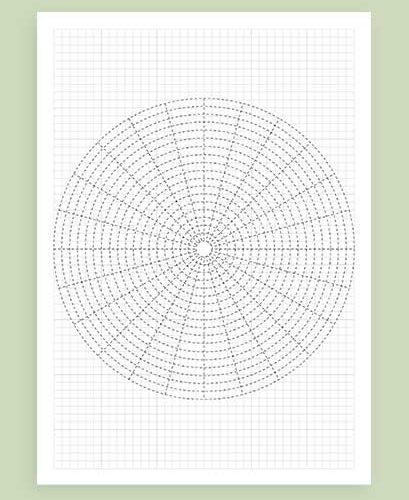 Mandala Round Grid 15D