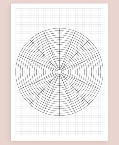 Mandala Round Grid 30D