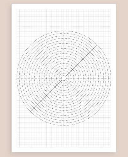 Mandala Round Grid 45D