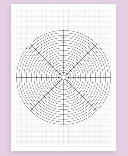 Mandala Round Grid 45D