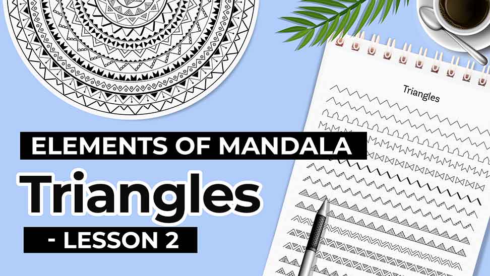 mandala drawing lesson 2