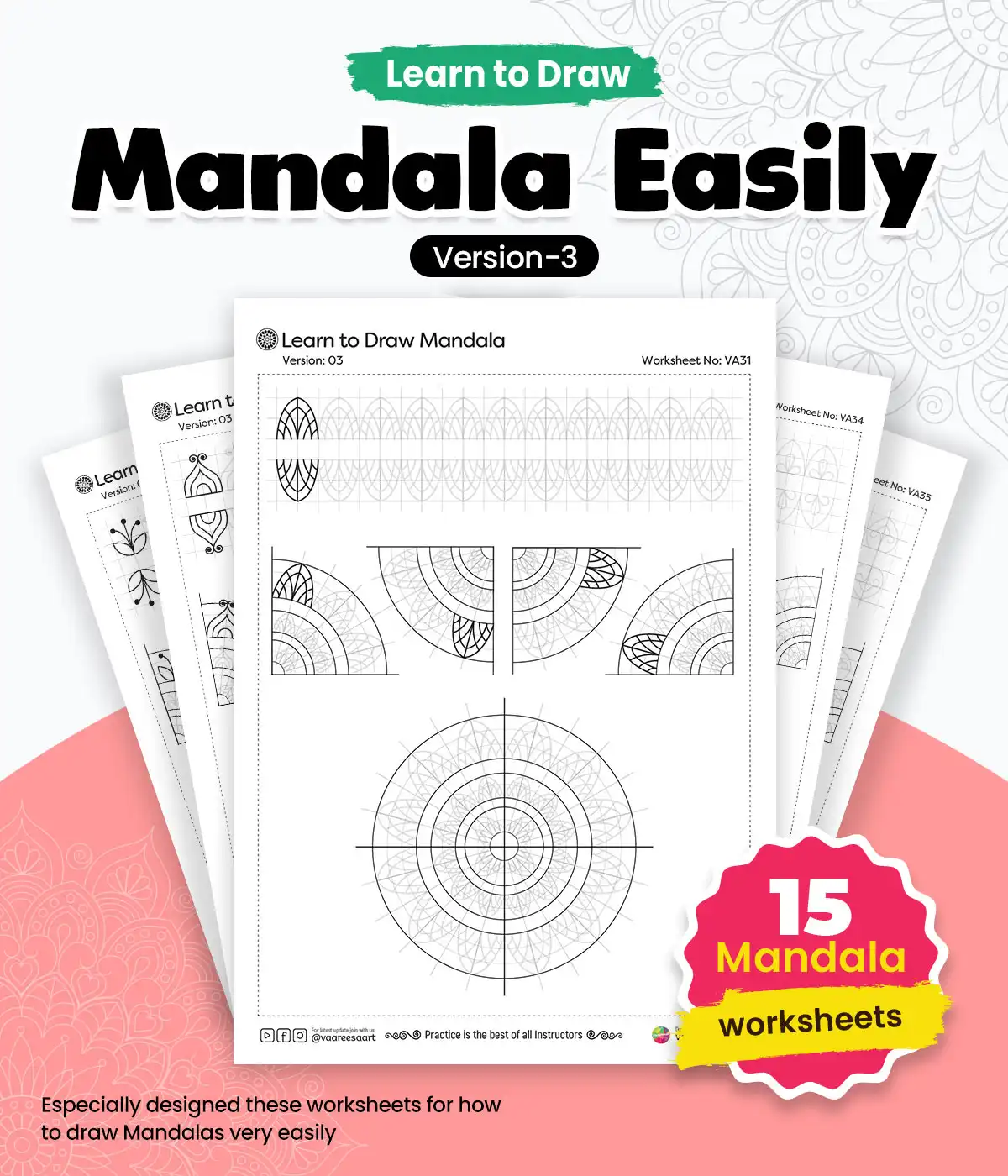 Learn to Draw Mandala V3