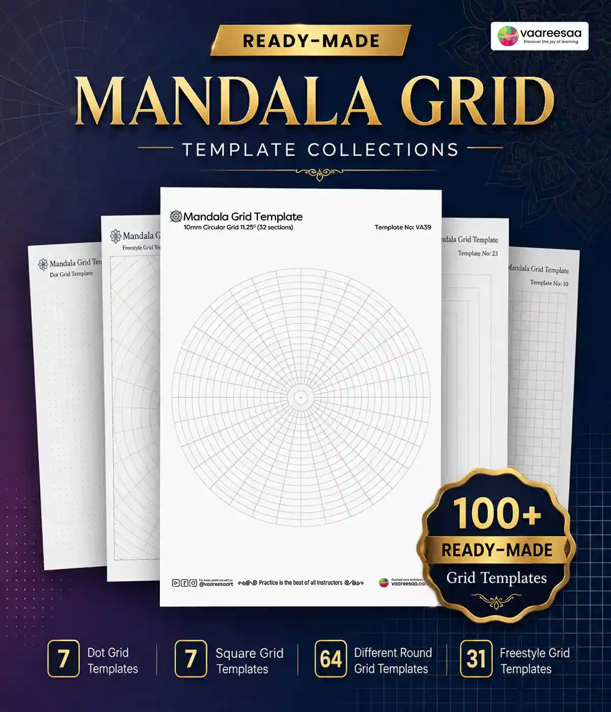 Mandala Grid Templates