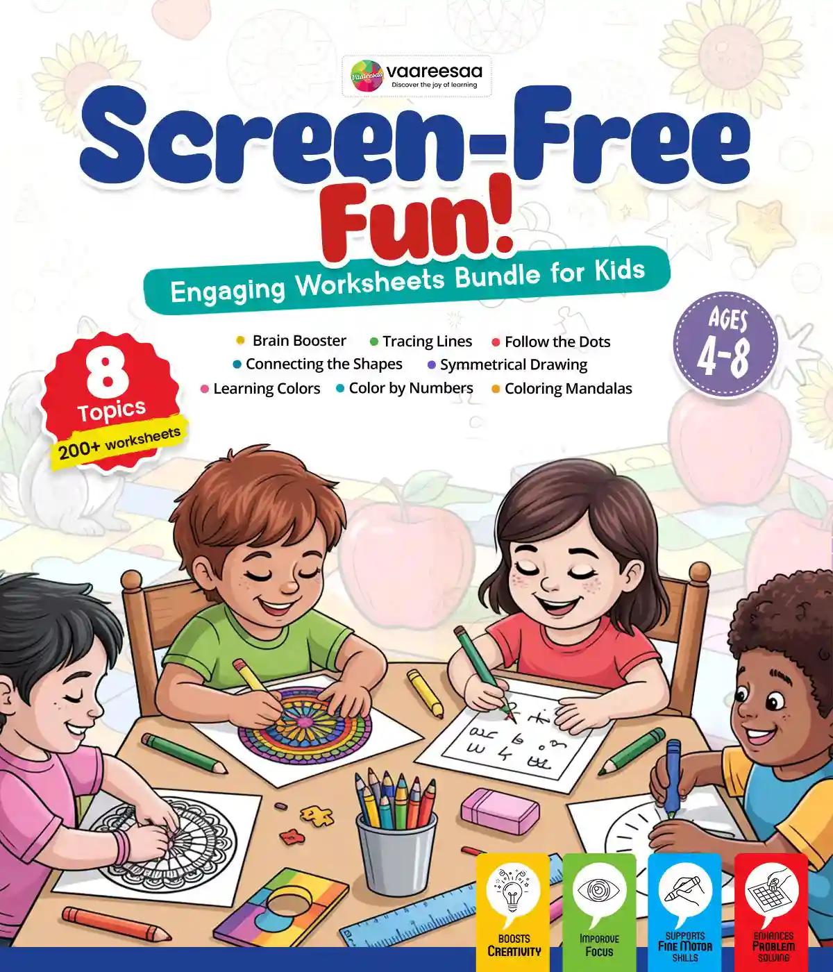 Fun Worksheets for Kids – Screen Free Activity