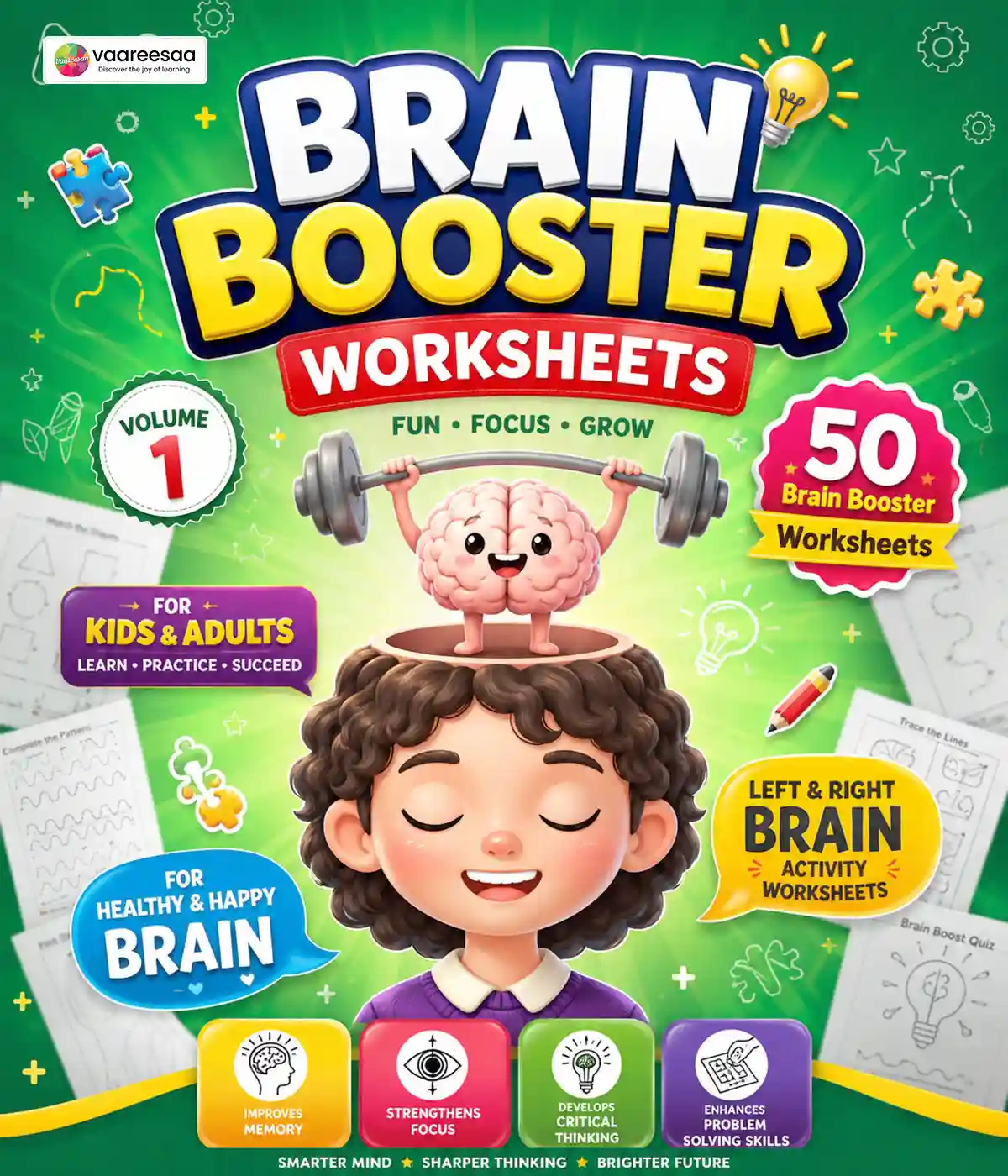Brain Booster Worksheets Volume-1