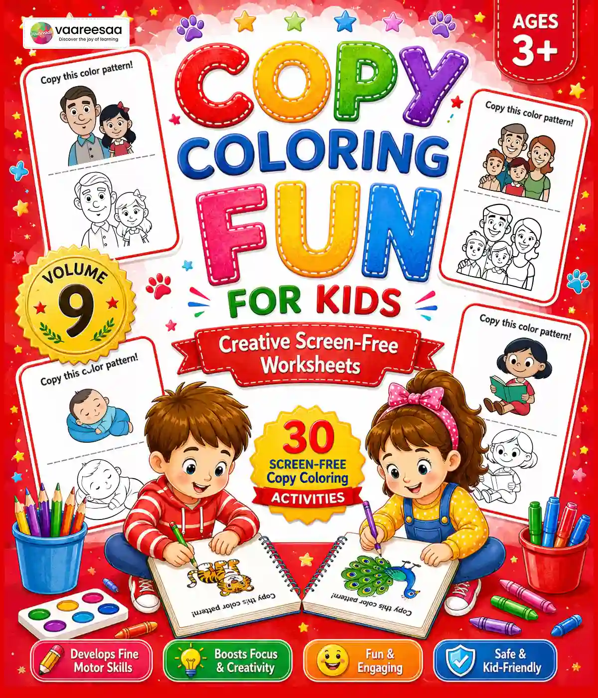 Copy Coloring Worksheets Volume-9