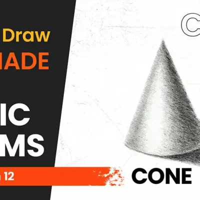How to Draw and Shade a Cone?