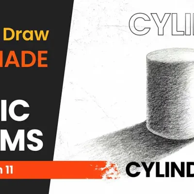 How to Draw and Shade a Cylinder?