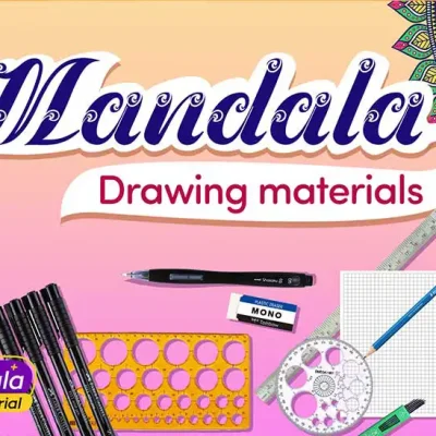 Mandala Drawing Materials