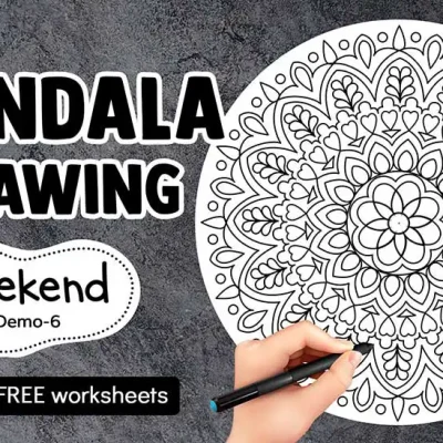 Simple Mandala Drawing